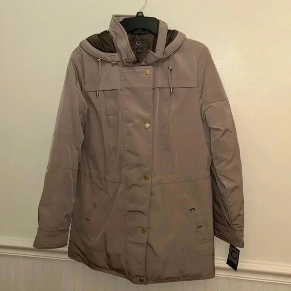Gallery New York Women’s Parka Coat size Medium, New with Tags - Picture 3 of 12
